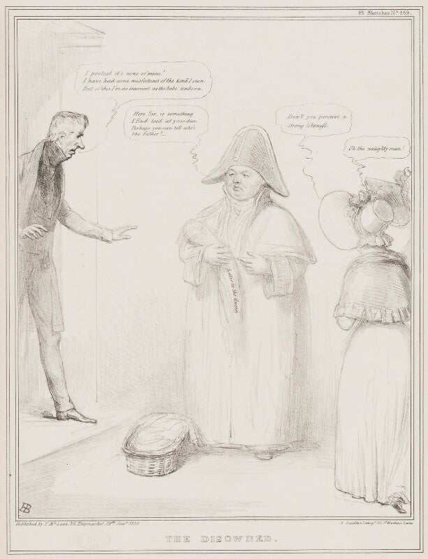 The disowned (henry brougham, 1st baron brougham and vaux; john bull) npg d41503