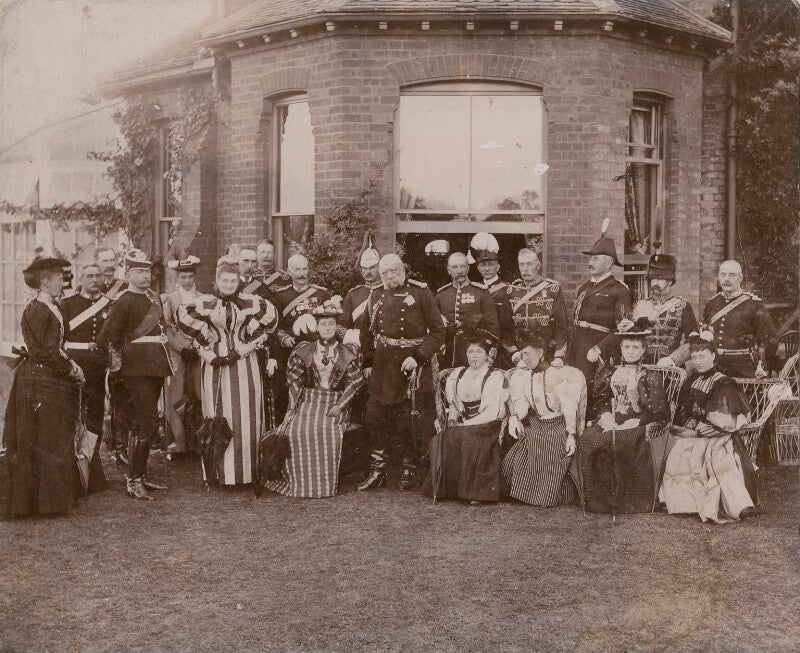 Group including prince george william frederick charles, 2nd duke of cambridge npg x5028