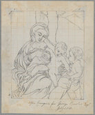 Madonna and Child with an Angel NPG D17433