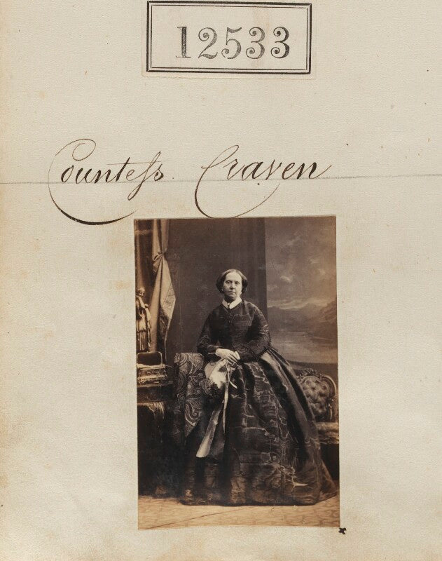 Emily mary (née grimston), countess of craven npg ax62182