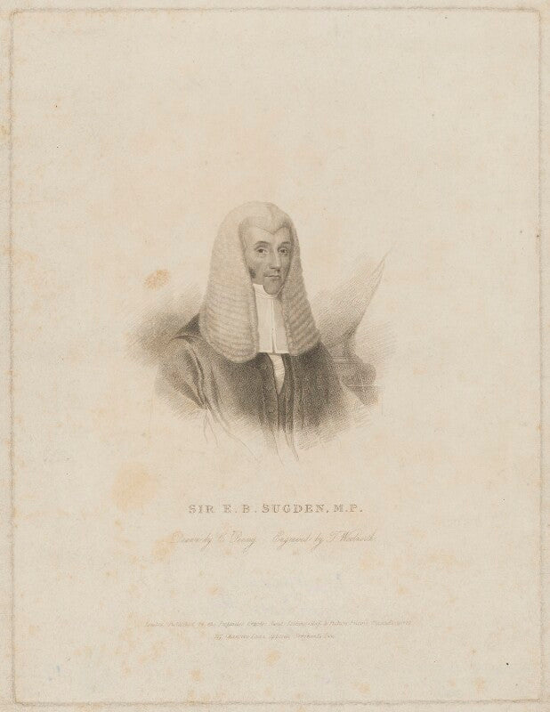 Edward burtenshaw sugden, 1st baron st leonards npg d40012
