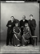 Sir Manubhai Nandshankar Mehta and family NPG x151293
