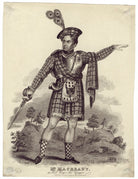 William Charles Macready as Rob Roy McGregor NPG D5187