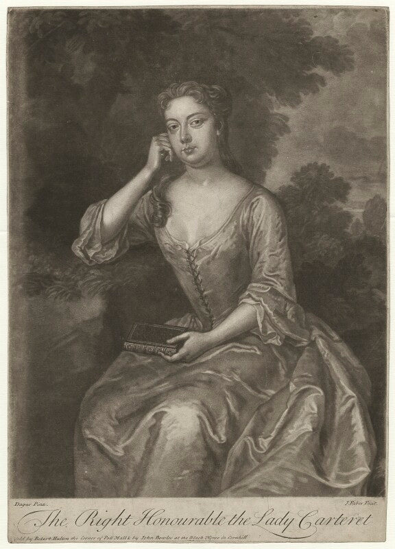 Frances carteret (née worsley), lady carteret npg d32717