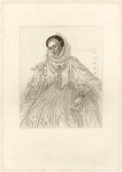 Lucy Russell (née Harington), Countess of Bedford NPG D28091