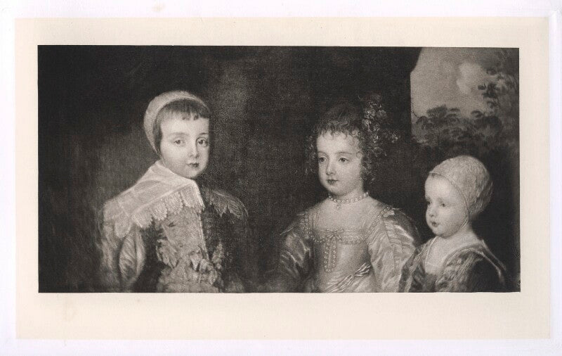 The three eldest children of charles i (king charles ii; mary, princess royal and princess of orange; king james ii) npg d42690