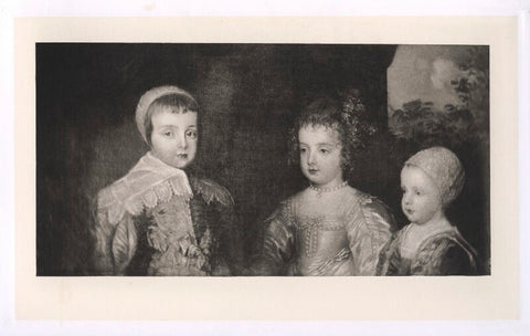 The three eldest children of Charles I (King Charles II; Mary, Princess Royal and Princess of Orange; King James II) NPG D42690