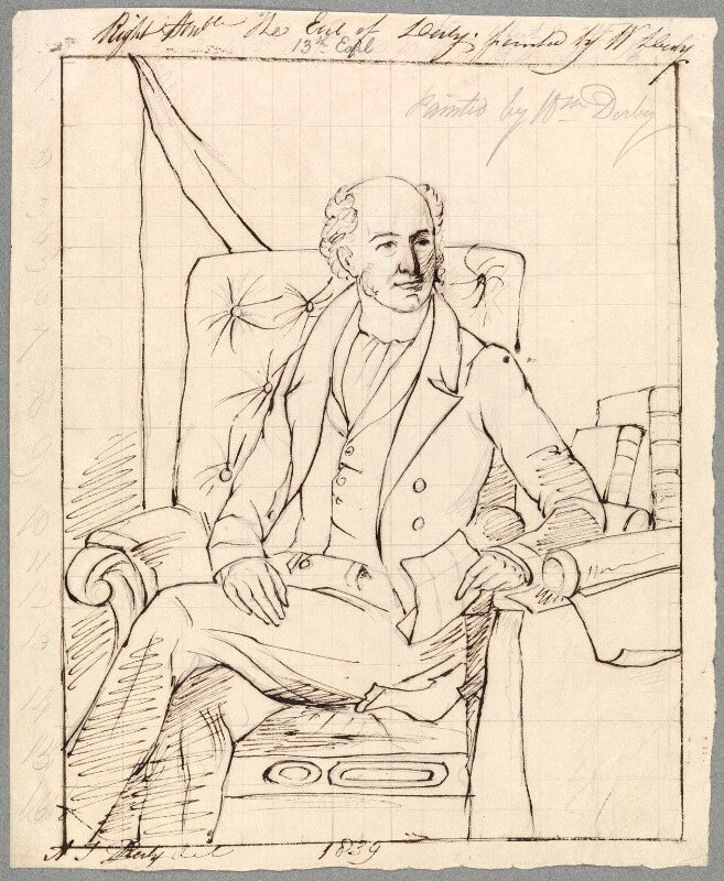 Edward smith stanley, 13th earl of derby npg d23127