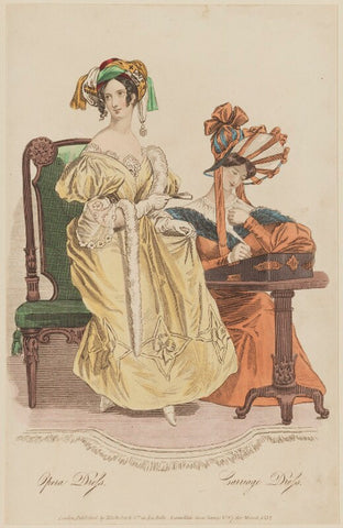 'Opera Dress. Carriage Dress', March 1832 NPG D47661