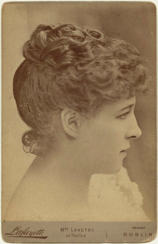Lillie Langtry as Pauline in 'The Lady of Lyons' NPG x76410
