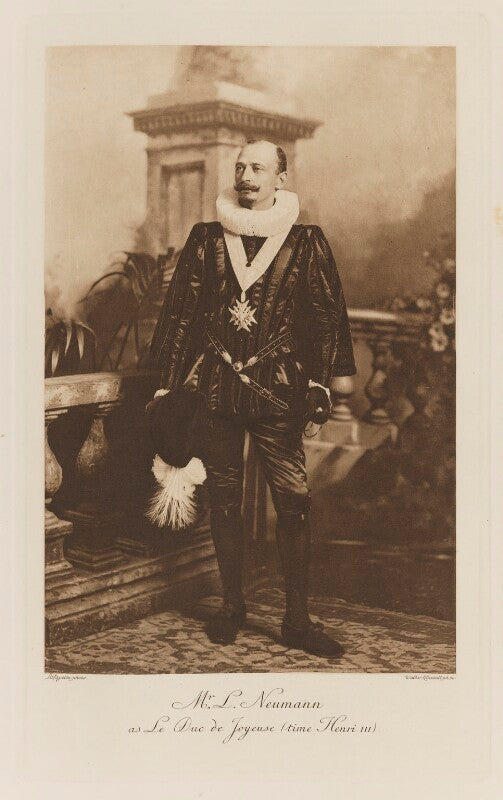 Ludwig neumann as le duc de joyeuse (from the time of henri iii) npg ax41249