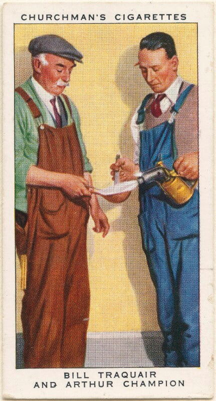 Bill traquair; arthur champion npg d49187