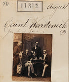 Count Wardeneck with three unknown men NPG Ax61007