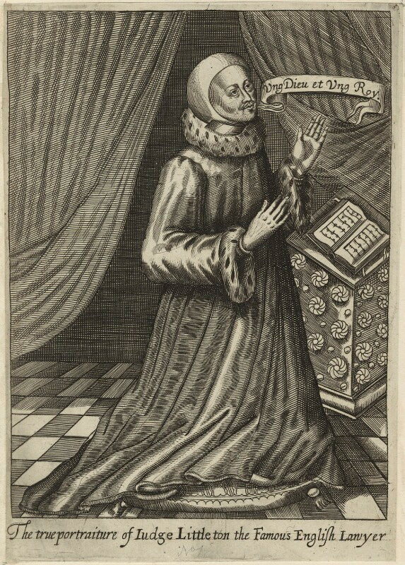 Sir thomas littleton (lyttleton) npg d24049