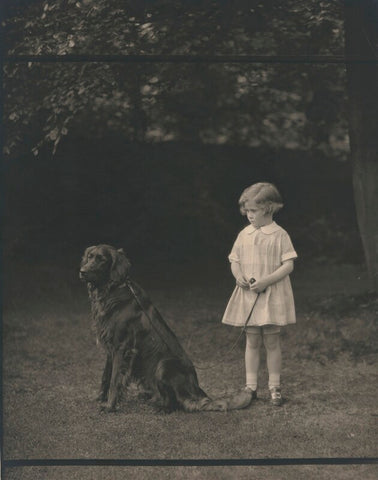 Unknown girl with dog NPG x199638