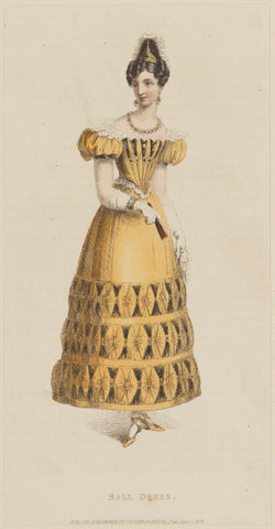 'Ball Dress', January 1828 NPG D47607