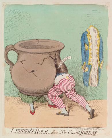 'Lubber's-hole, - alias - the crack'd Jordan' Dorothy Jordan; King William IV) NPG D13007