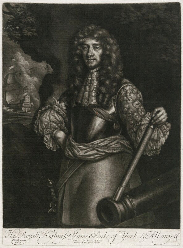 King james ii when duke of york npg d11410