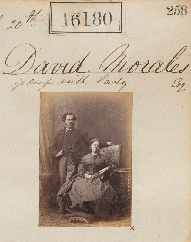 David morales with an unknown woman npg ax64099