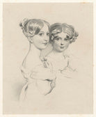 Two unknown girls NPG D21788
