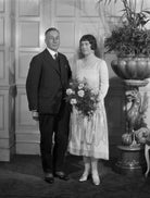 Felice Berti; Lena May Berti (née Brydson) NPG x184555