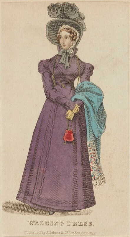 'walking dress', april 1825 npg d47555