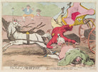 'The fall of Phaeton' (King George IV; Maria Anne Fitzherbert (née Smythe)) NPG D12997