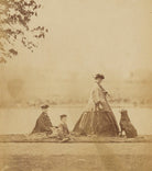 Mrs Richards (née Jacob); Edward Jacob; Lucy Emma Meade (née Jacob) NPG Ax137926