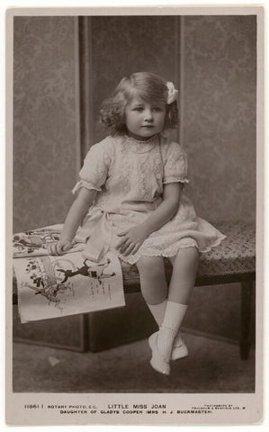 "Little Miss Joan (Daughter of Gladys Cooper)"; (Joan Morley (née Buckmaster)) NPG x201174