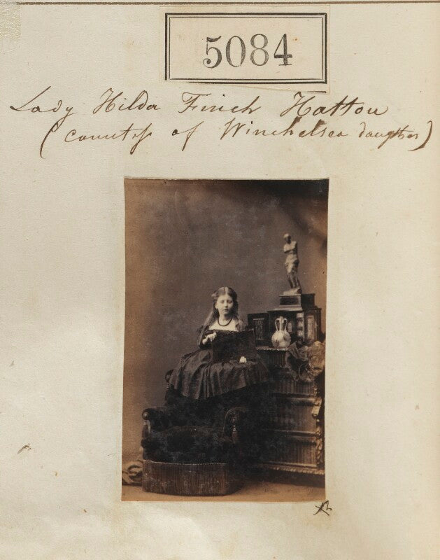 Lady hilda jane sophia higgins (née finch hatton) npg ax55089