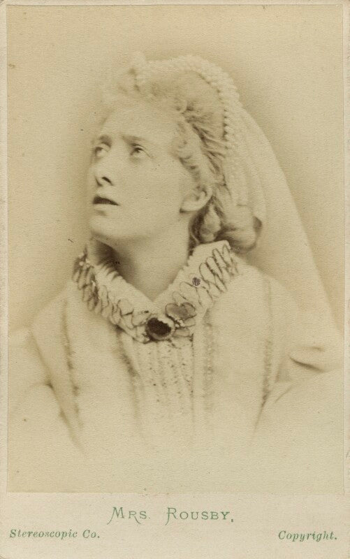 Clara marion jessie rousby (née dowse) as princess elizabeth in ''twixt axe and crown' npg ax39894