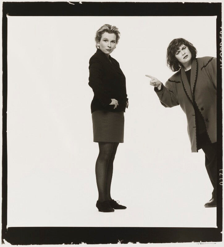 Jennifer saunders; dawn french as 'french and saunders' npg x35345