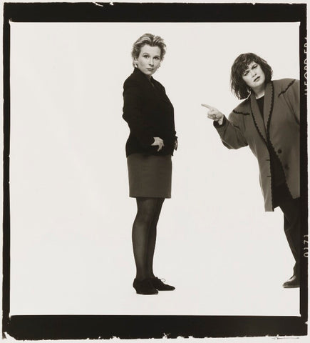 Jennifer Saunders; Dawn French as 'French and Saunders' NPG x35345