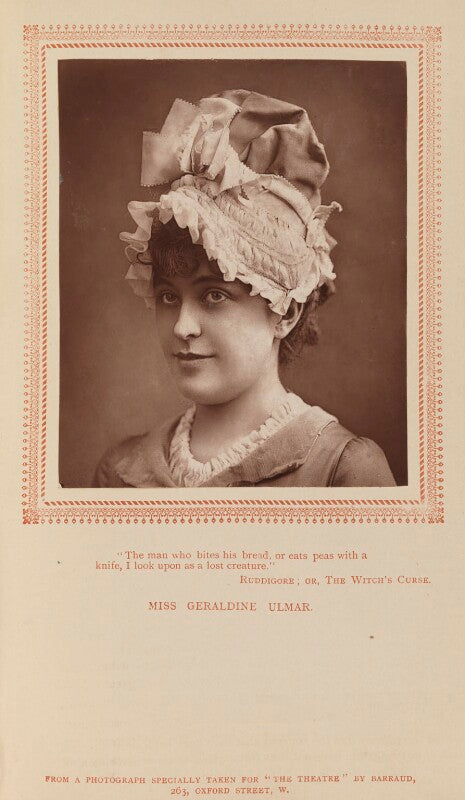 (annie) geraldine ulmar as rose maybud in 'ruddigore' npg ax9299