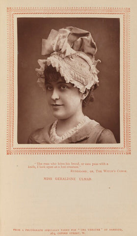 (Annie) Geraldine Ulmar as Rose Maybud in 'Ruddigore' NPG Ax9299