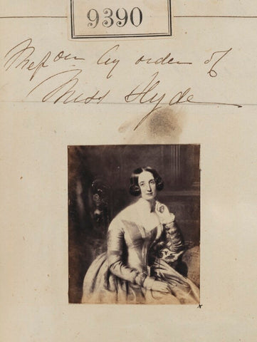 'Reproduction by order of Miss Hyde' NPG Ax59196