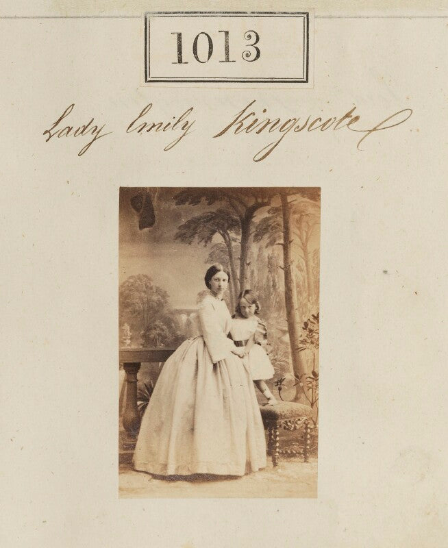 Lady emily marie kingscote (née curzon); nigel richard fitzhardinge kingscote npg ax50545