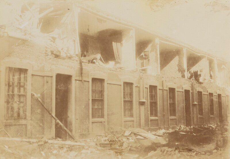 'earthquake in chile   calle salvador donoso, santiago' npg p1700(79b)