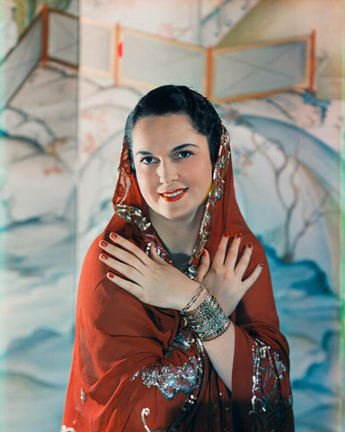 Begum Om Habibeh Aga Khan III (née Yvette Labrousse) NPG x222483
