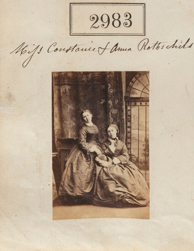Annie yorke (née de rothschild); constance flower (née de rothschild), lady battersea npg ax52381