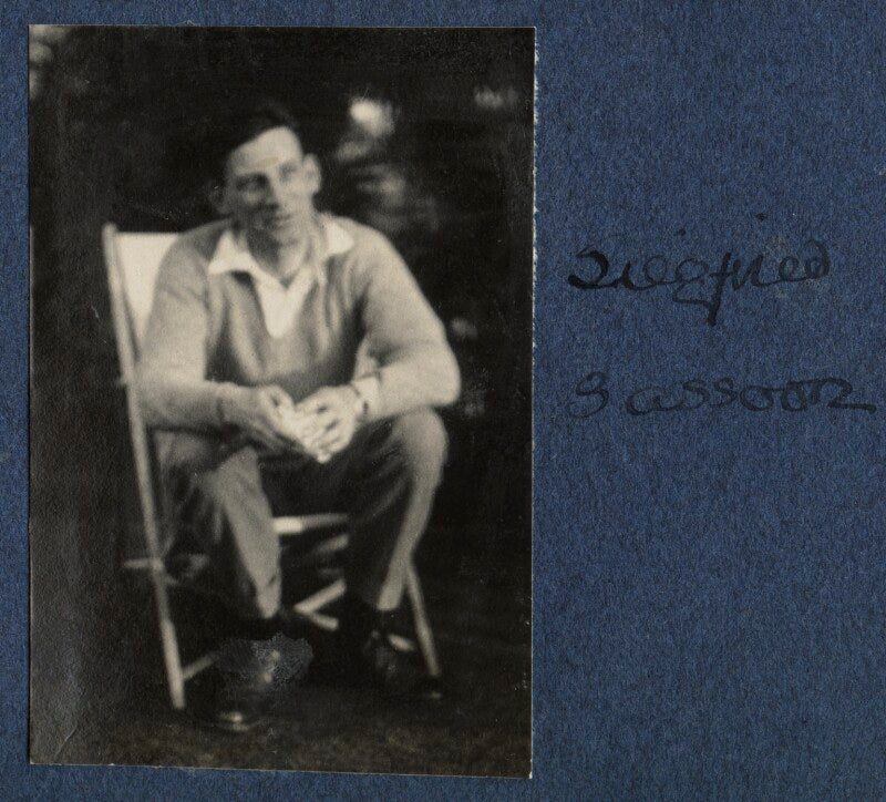 Siegfried sassoon npg ax141717