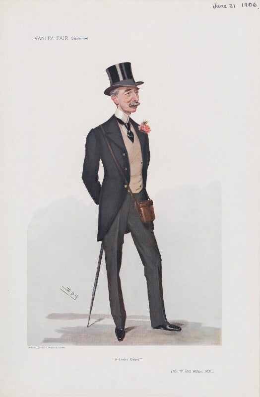 William hall walker, 1st baron wavertree ('men of the day. no. 1019. "a lucky owner."') npg d45332