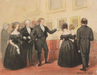 Sir Robert Peel, 2nd Bt showing his pictures NPG 2772(28a)
