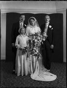 Wedding of Prince Louis von Schönburg-Hartenstein and Princess Dilys Schonburg-Hartenstein (née Marten) NPG x158256