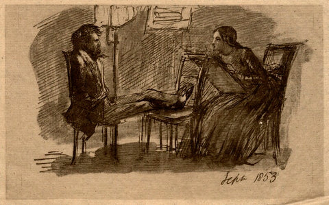 Dante Gabriel Rossetti; Elizabeth Eleanor Rossetti (née Siddal) NPG D9348