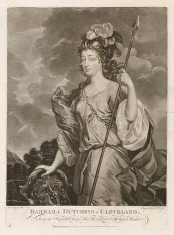 Barbara Palmer (née Villiers), Duchess of Cleveland NPG D30500