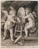 Cupid grinding his arrows NPG D11759