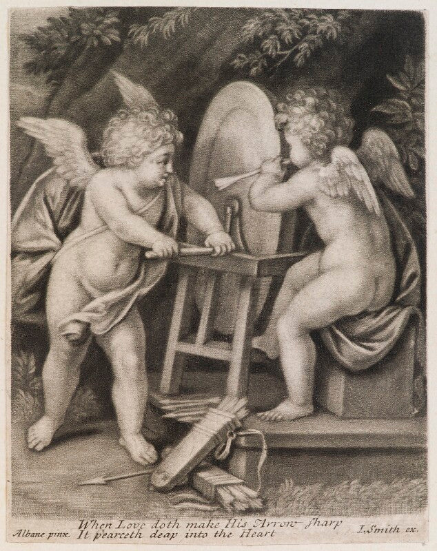Cupid grinding his arrows npg d11759