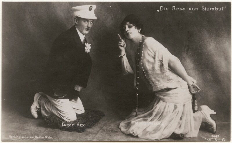 Eugen rex and molly wessely in 'die rose von stambul' npg x139750
