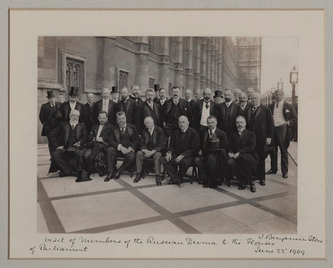 'Visit of Members of the Russian Duma to the Houses of Parliament' NPG x135580